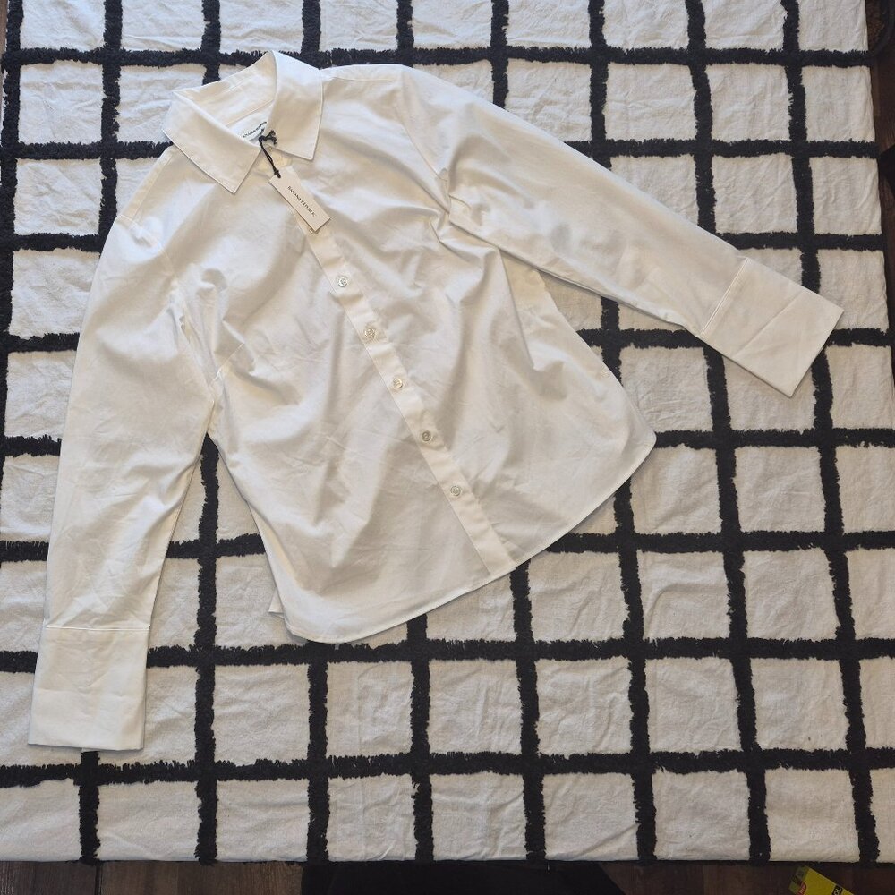 NEW Banana Republic White Riley II Tailored Shirt Collared Button Down - Picture 6 of 11